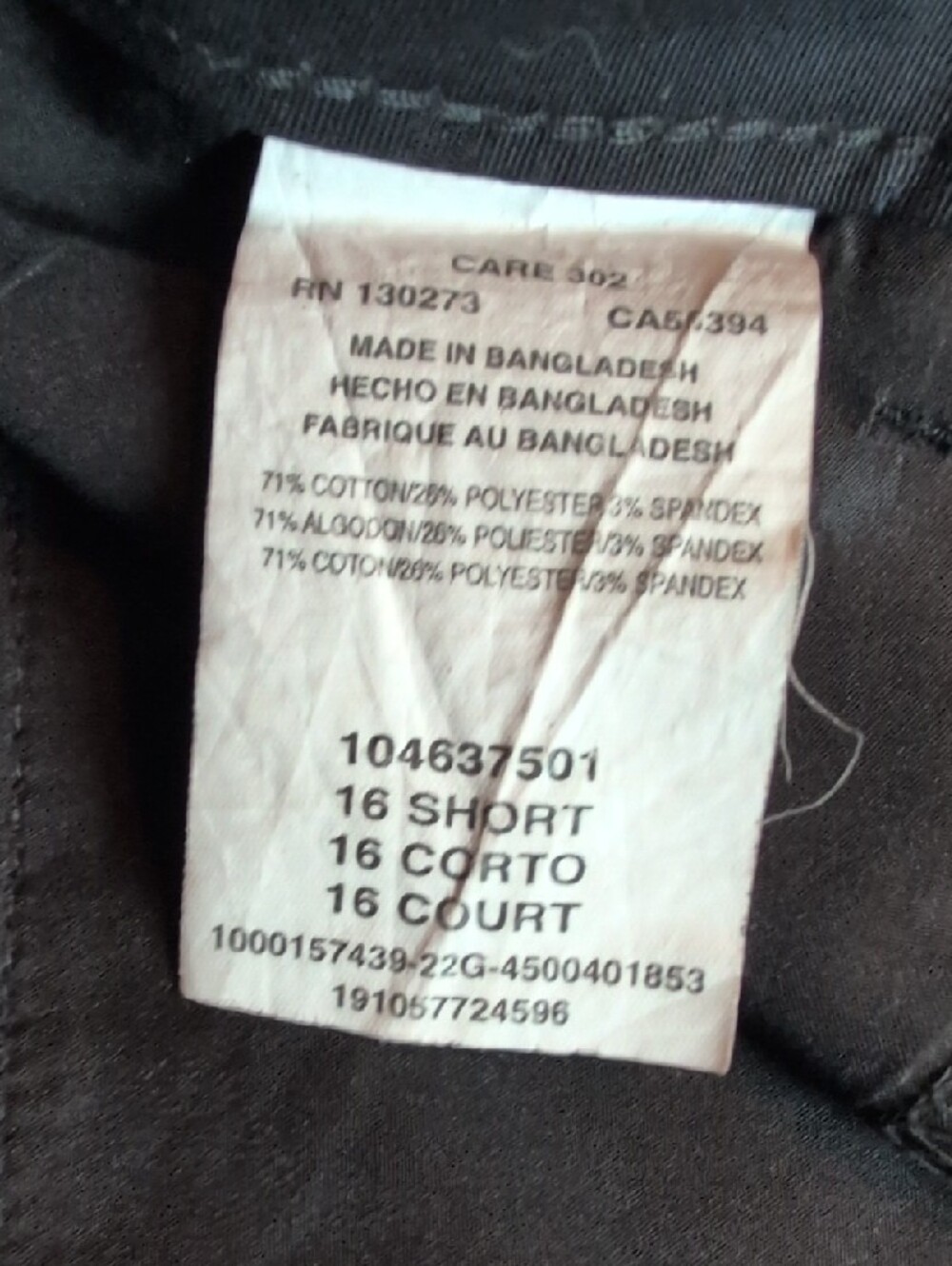 Lee Black Relaxed Fit Straight Leg Pants - Picture 3 of 6